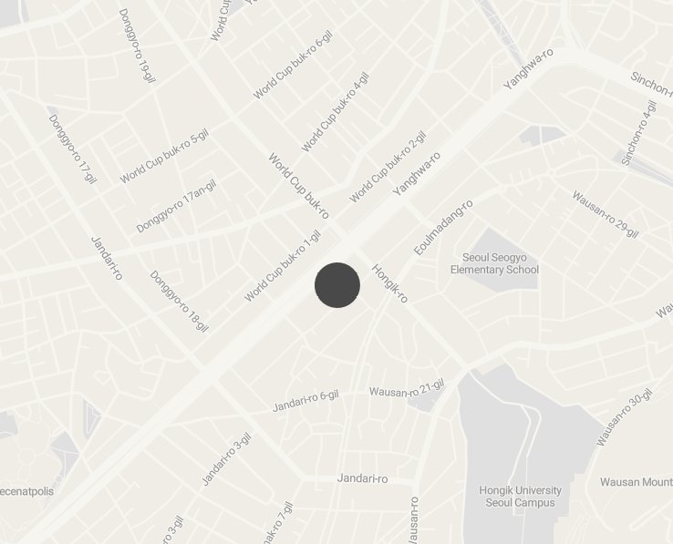 A neighborhood map showing the location of our Ryse bakery